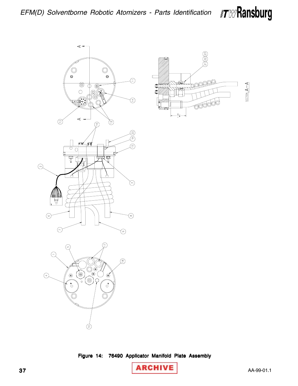 Ransburg EFM & EFMD Solvent Applicator 76480, 76482, 76485, 76488 User Manual | Page 42 / 78