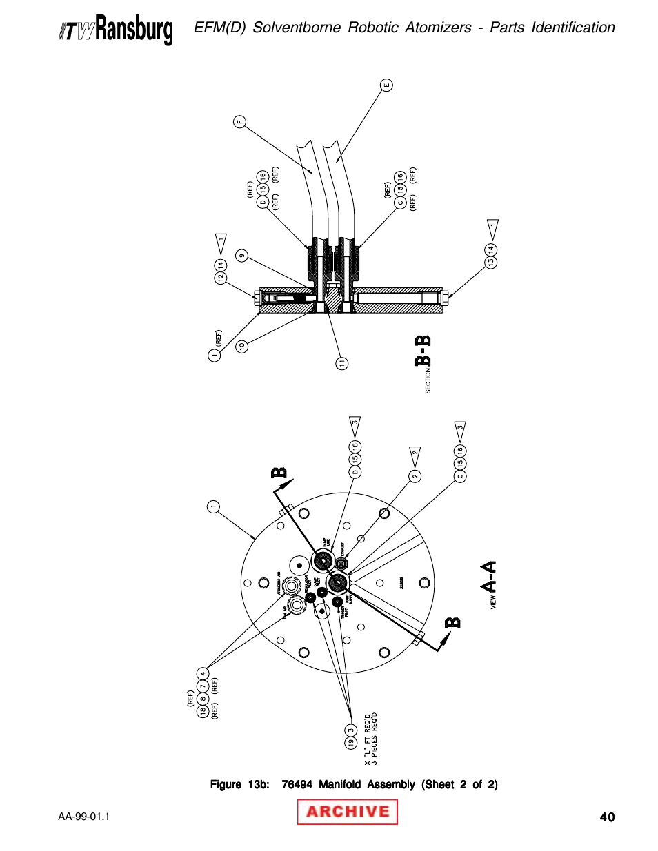 Ransburg EFM & EFMD Solvent Applicator 76480, 76482, 76485, 76488 User Manual | Page 45 / 78
