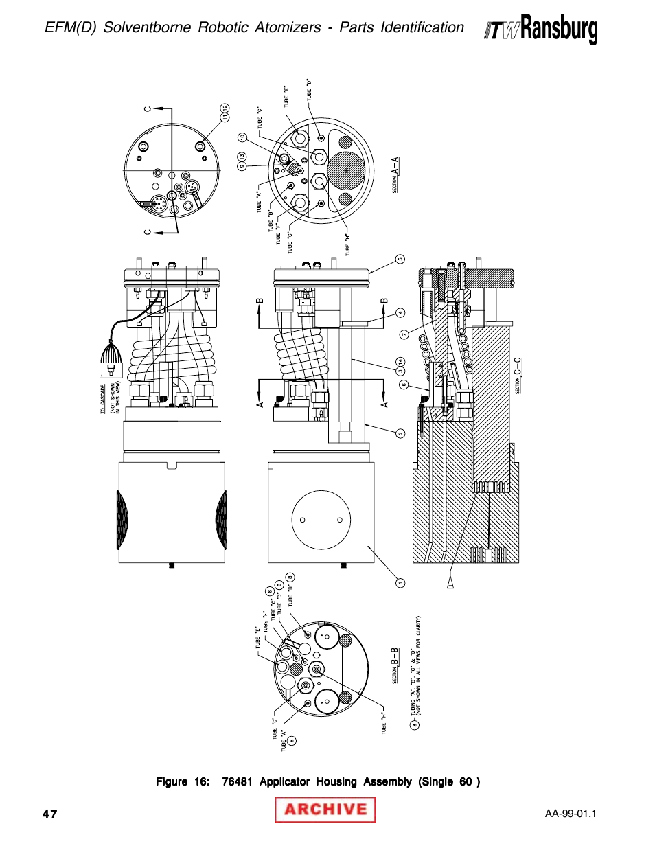 Ransburg EFM & EFMD Solvent Applicator 76480, 76482, 76485, 76488 User Manual | Page 52 / 78