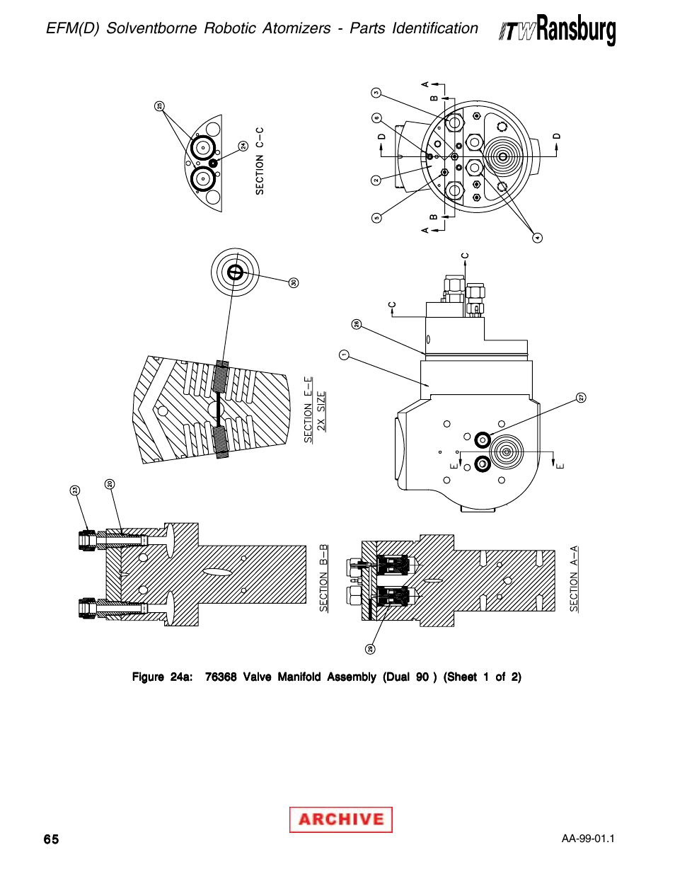 Ransburg EFM & EFMD Solvent Applicator 76480, 76482, 76485, 76488 User Manual | Page 70 / 78