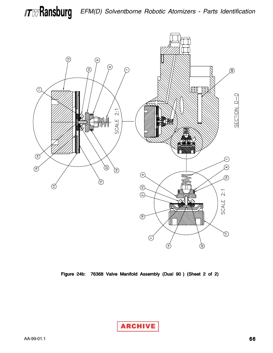 Ransburg EFM & EFMD Solvent Applicator 76480, 76482, 76485, 76488 User Manual | Page 71 / 78