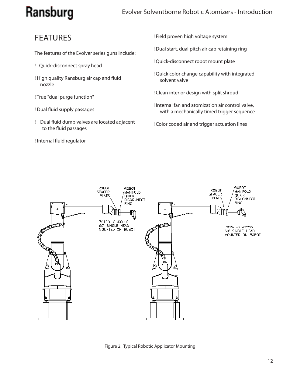 Features | Ransburg Evolver Solvent Applicator 79190-XXXXXXXX User Manual | Page 17 / 86