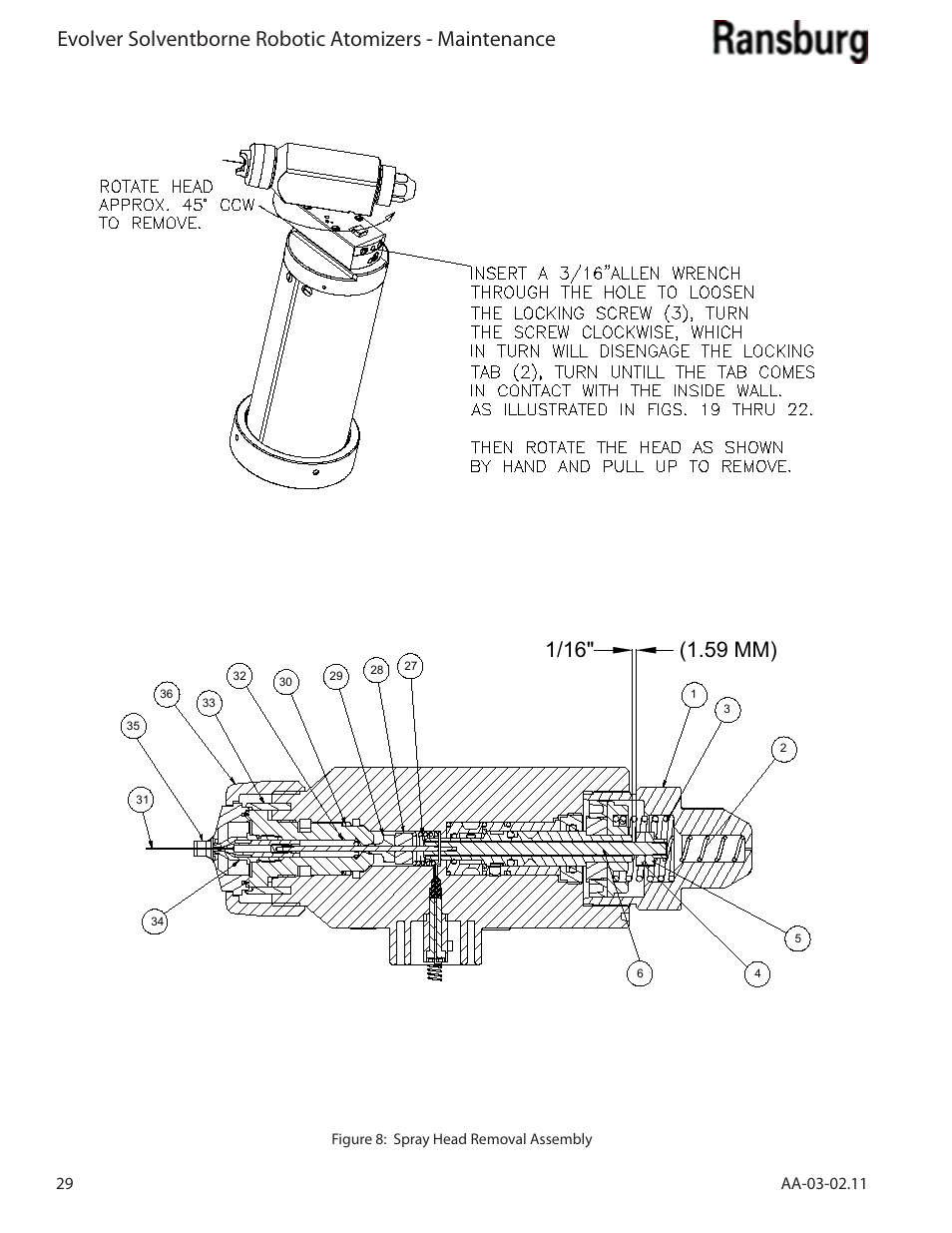 Ransburg Evolver Solvent Applicator 79190-XXXXXXXX User Manual | Page 34 / 86