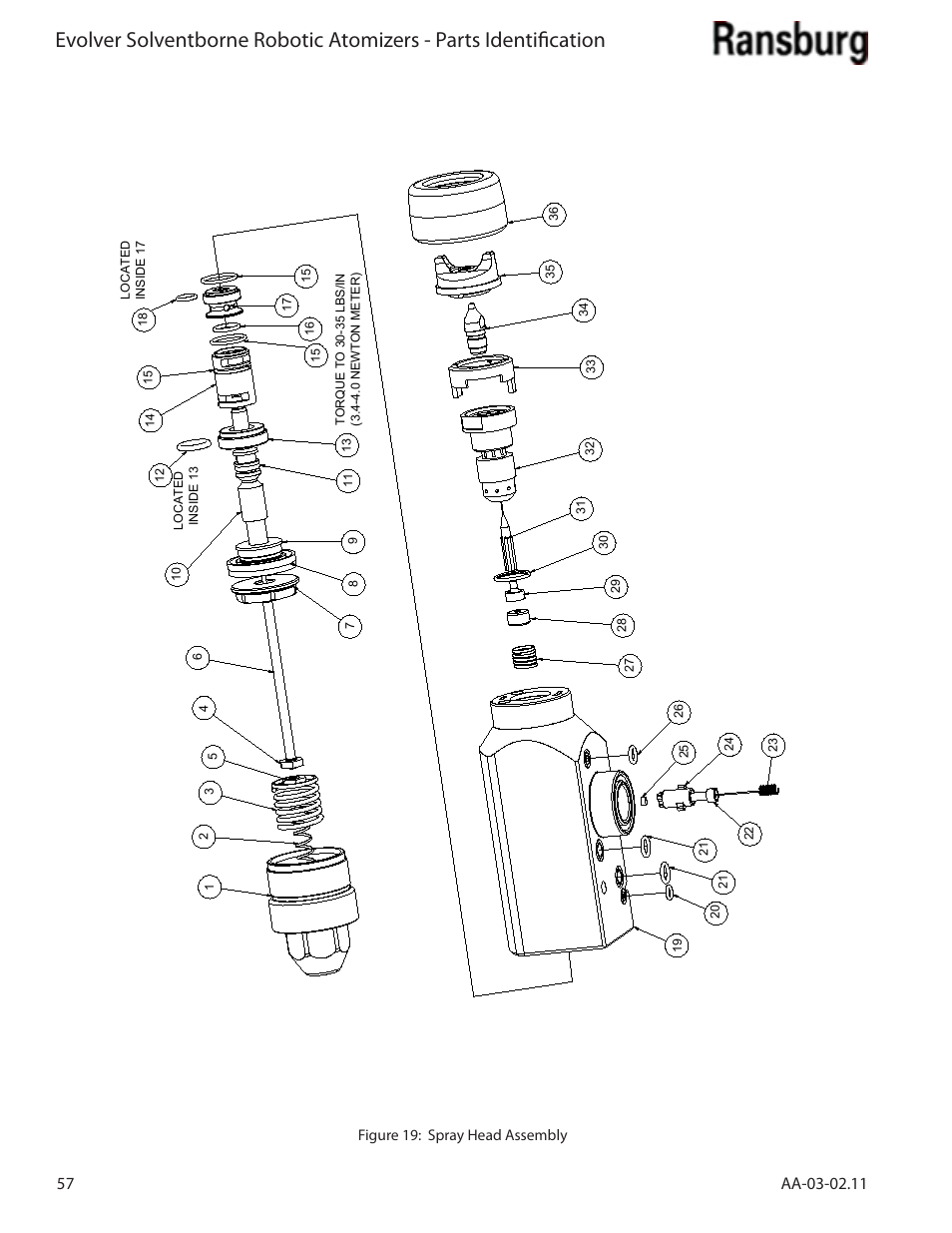 Ransburg Evolver Solvent Applicator 79190-XXXXXXXX User Manual | Page 62 / 86