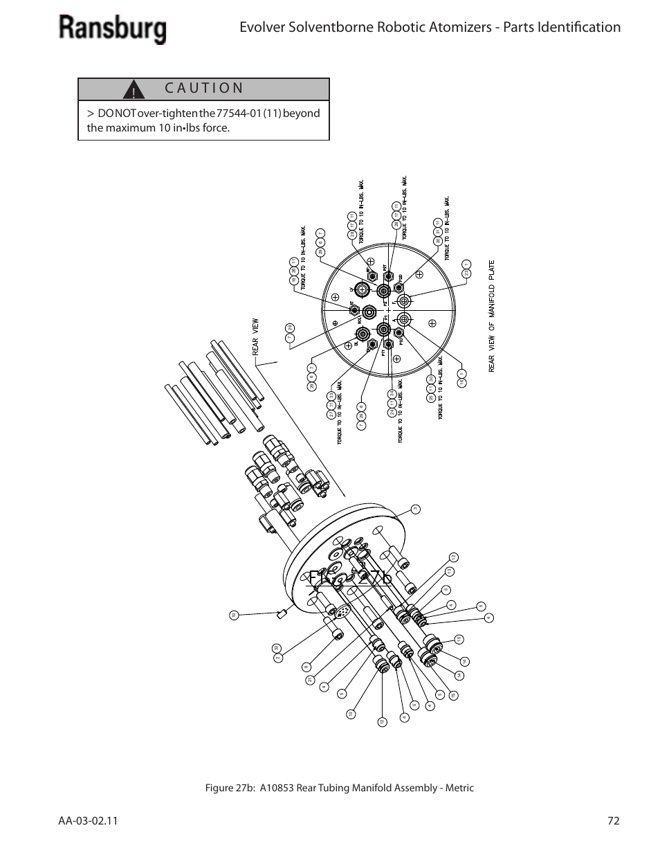 Ransburg Evolver Solvent Applicator 79190-XXXXXXXX User Manual | Page 77 / 86
