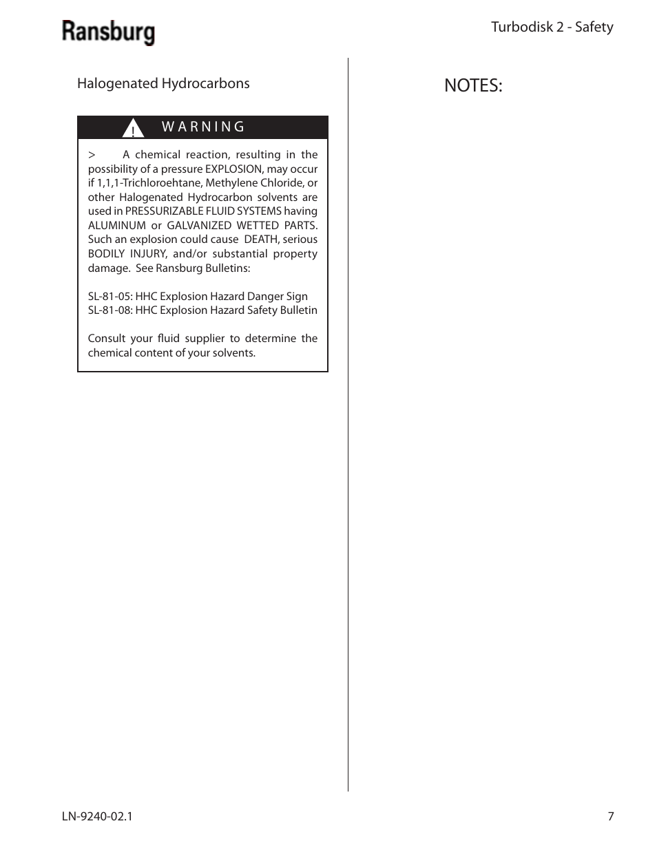 Ransburg Turbodisk 2 Assembly 78715 User Manual | Page 11 / 82