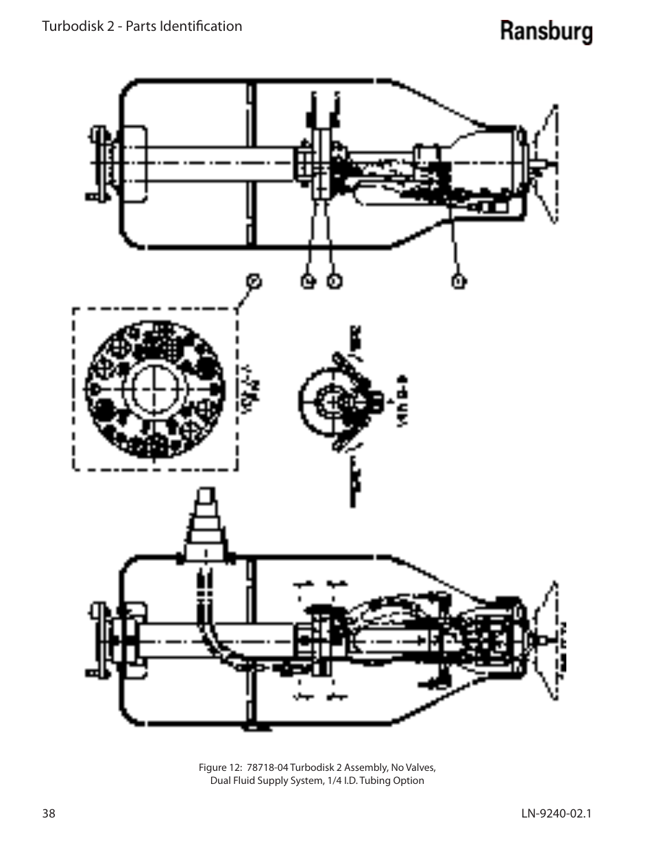 Turbodisk 2 - parts identification | Ransburg Turbodisk 2 Assembly 78715 User Manual | Page 42 / 82