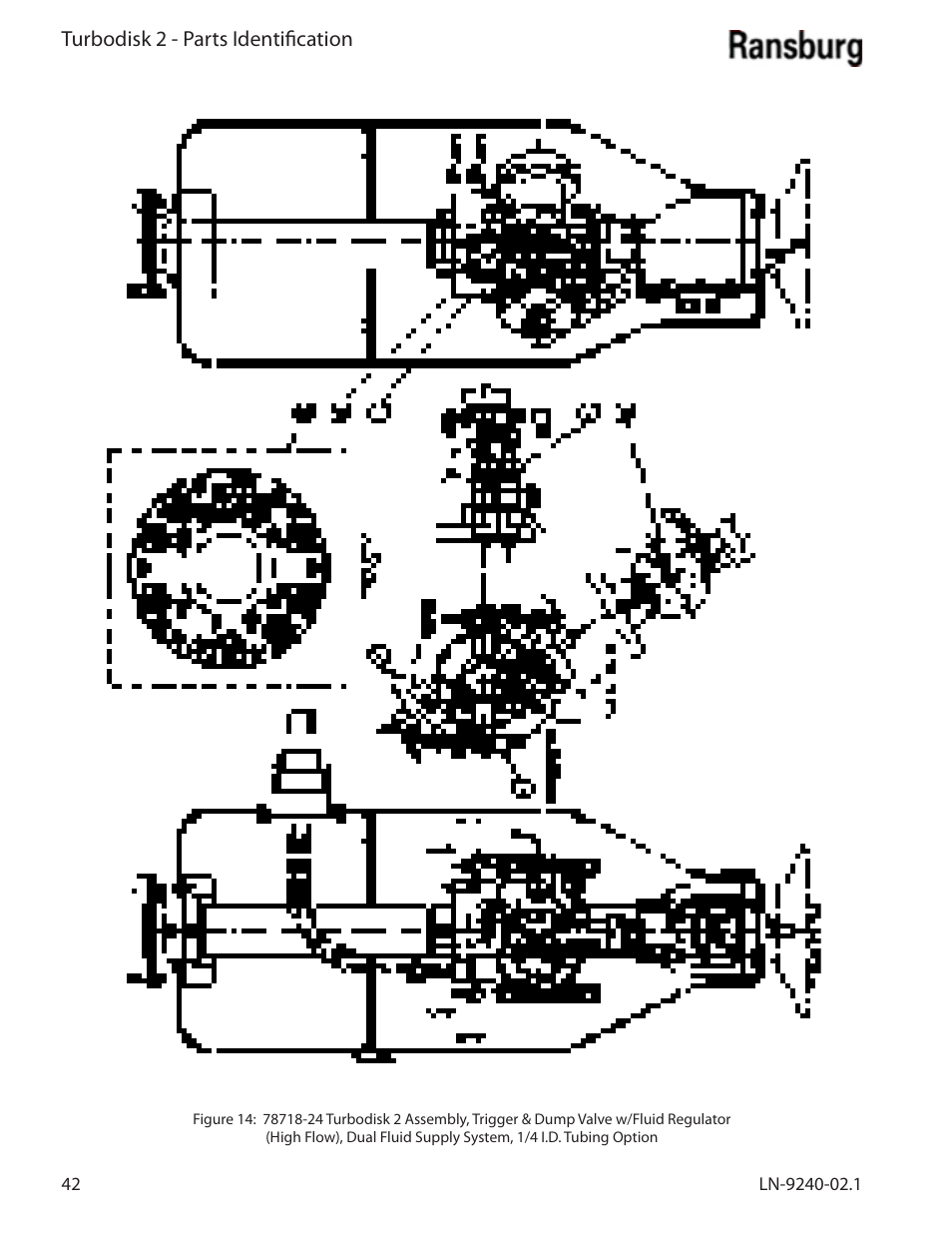 Turbodisk 2 - parts identification | Ransburg Turbodisk 2 Assembly 78715 User Manual | Page 46 / 82