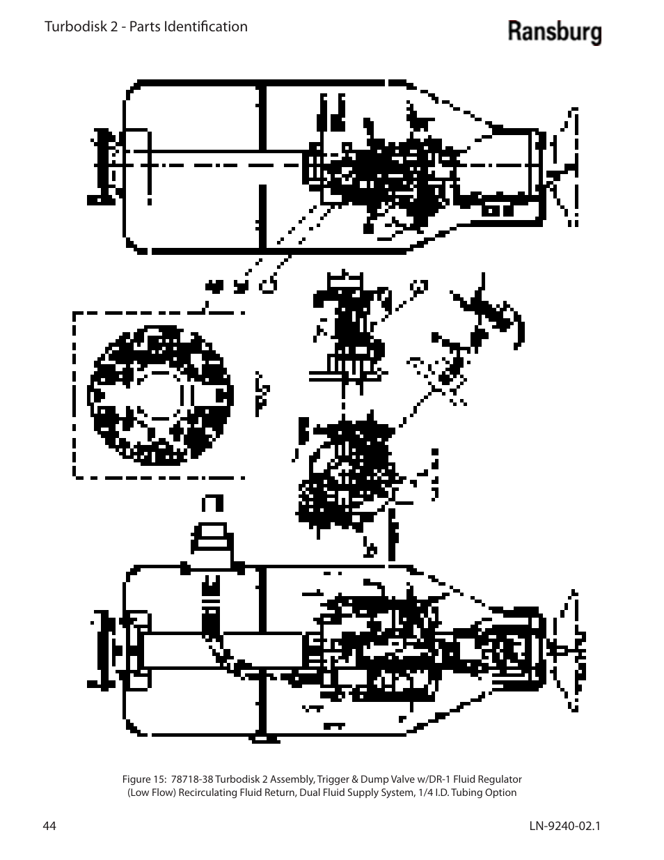 Turbodisk 2 - parts identification | Ransburg Turbodisk 2 Assembly 78715 User Manual | Page 48 / 82