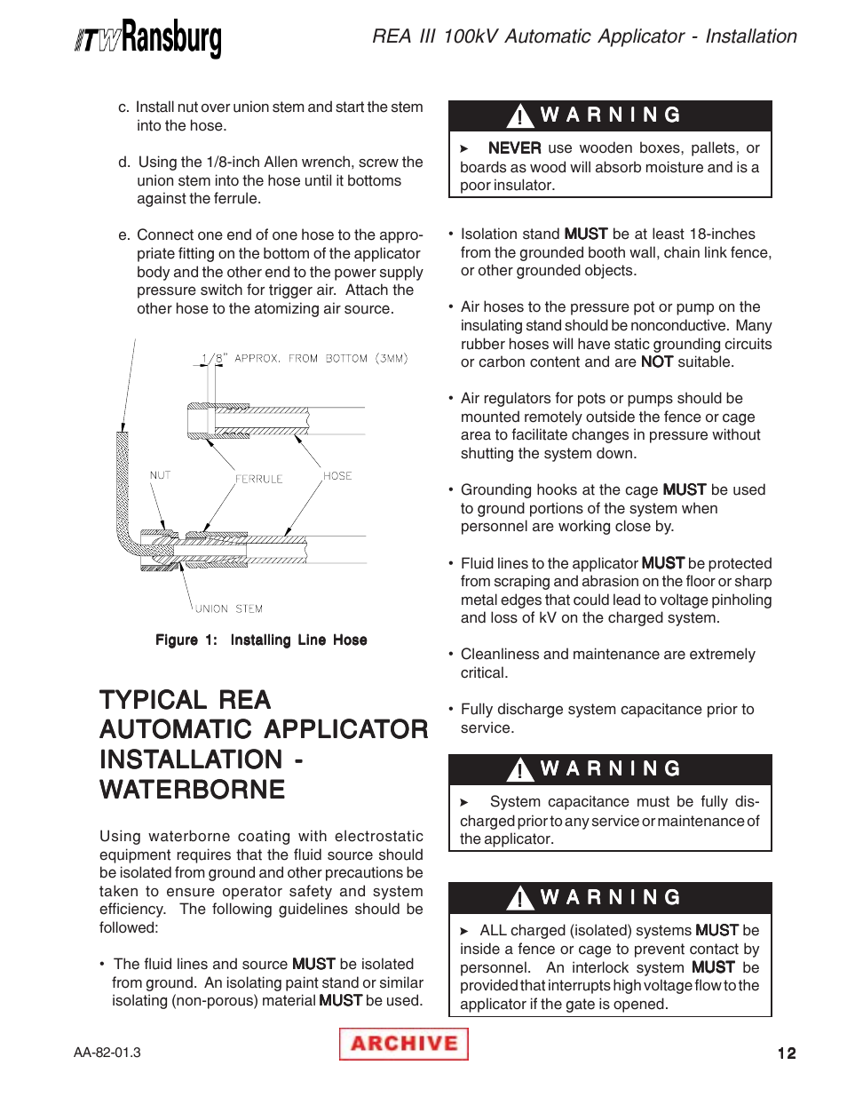 Typical rea | Ransburg REA III Auto Applicator 70393 User Manual | Page 15 / 50