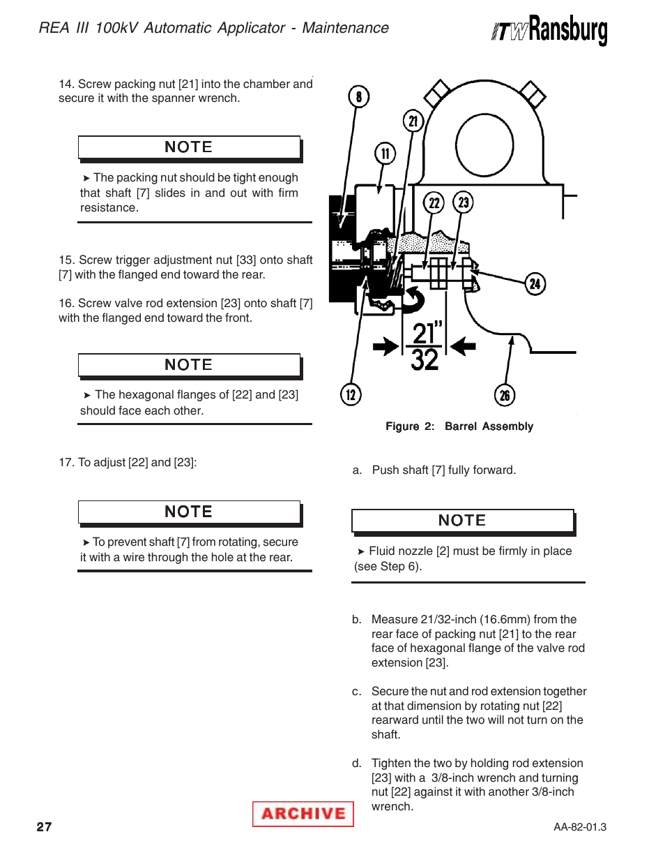 Ransburg REA III Auto Applicator 70393 User Manual | Page 30 / 50