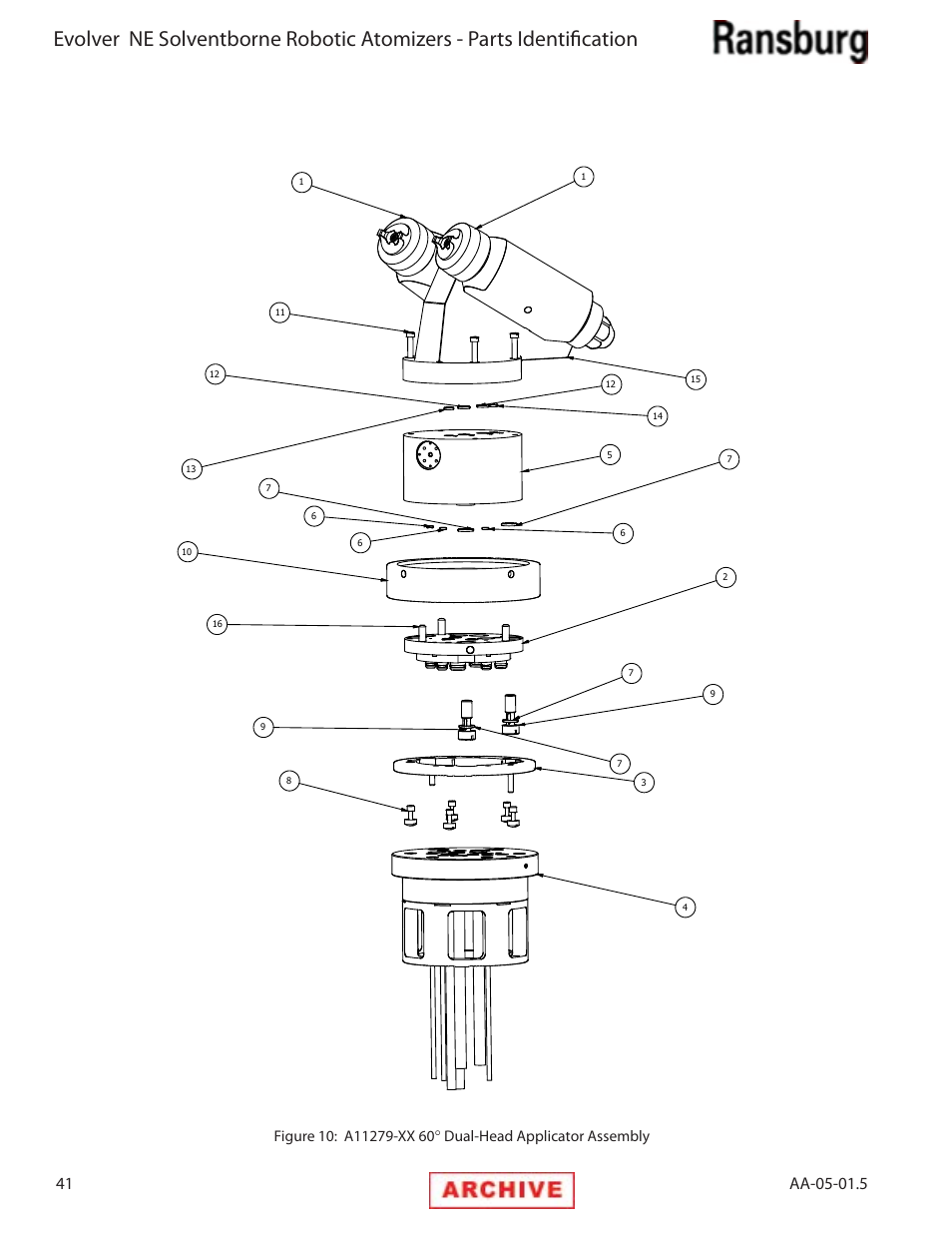Ransburg Evolver NE A11279-XX, A11281-XX, A11775-XX, A11776-XX User Manual | Page 46 / 70