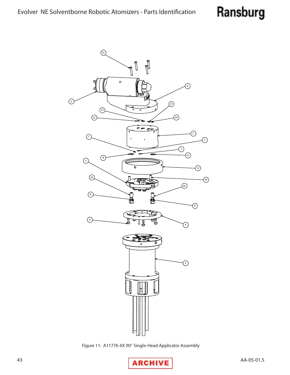 Ransburg Evolver NE A11279-XX, A11281-XX, A11775-XX, A11776-XX User Manual | Page 48 / 70