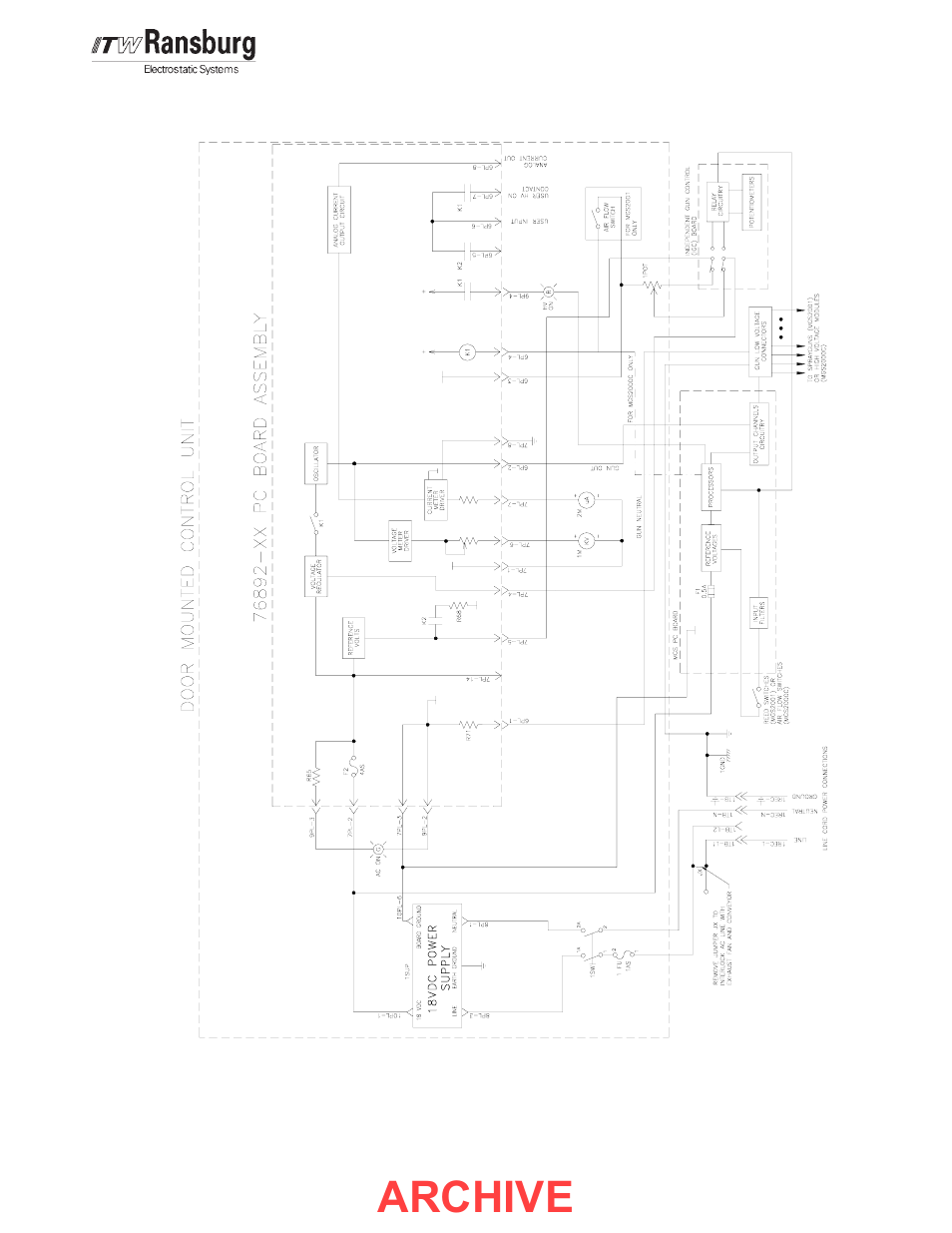 Archive, Mgs multi-gun source - maintenance | Ransburg MGS Multi-Gun Source 76789, 77046 User Manual | Page 25 / 40