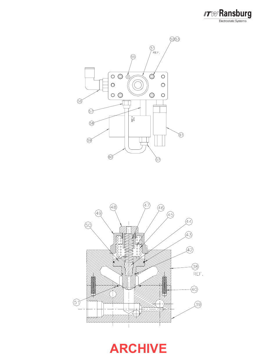 Archive, Airtronic - parts identification | Ransburg AirTronic 79053 User Manual | Page 18 / 26
