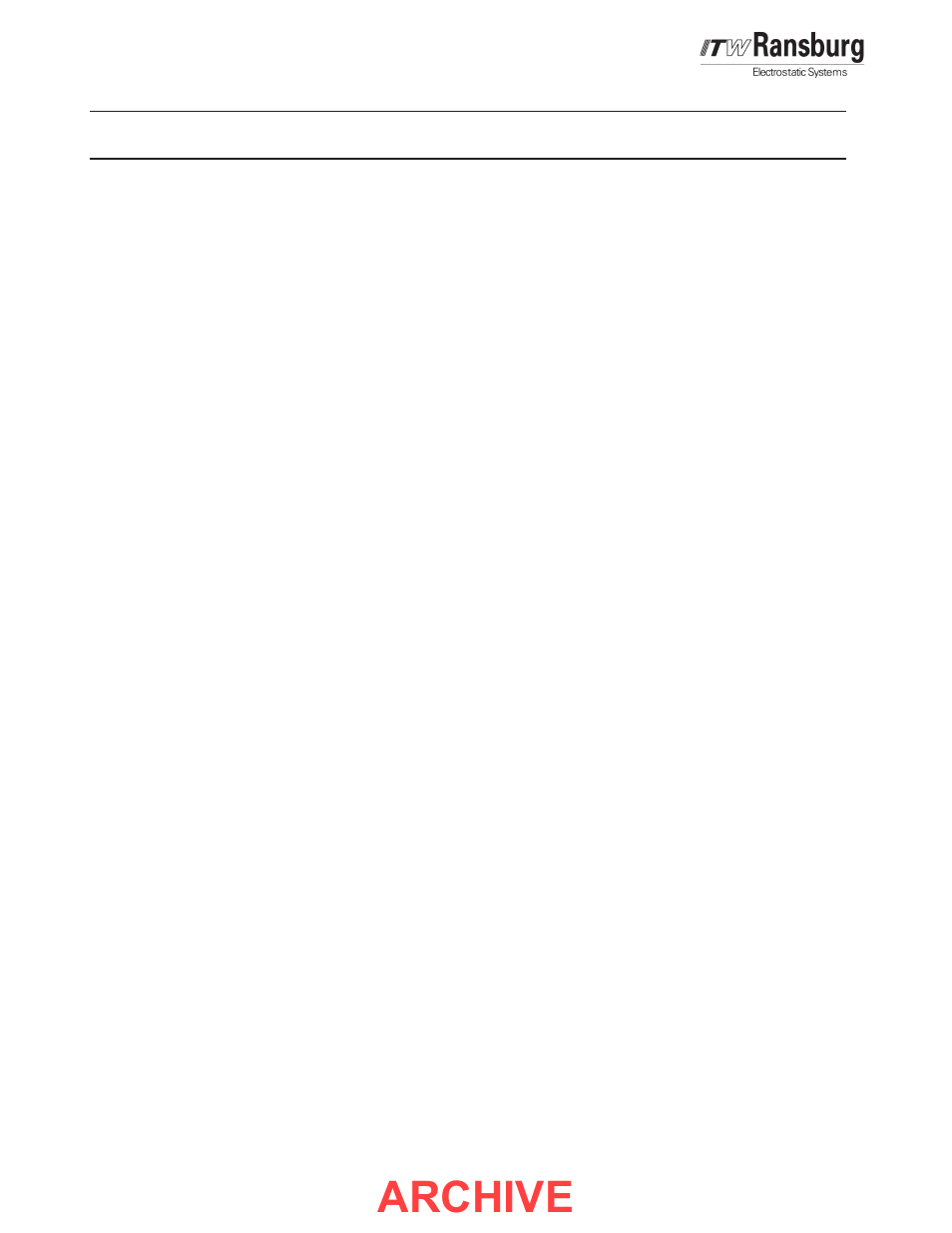 Archive, Limited w | Ransburg AirTronic 79053 User Manual | Page 24 / 26
