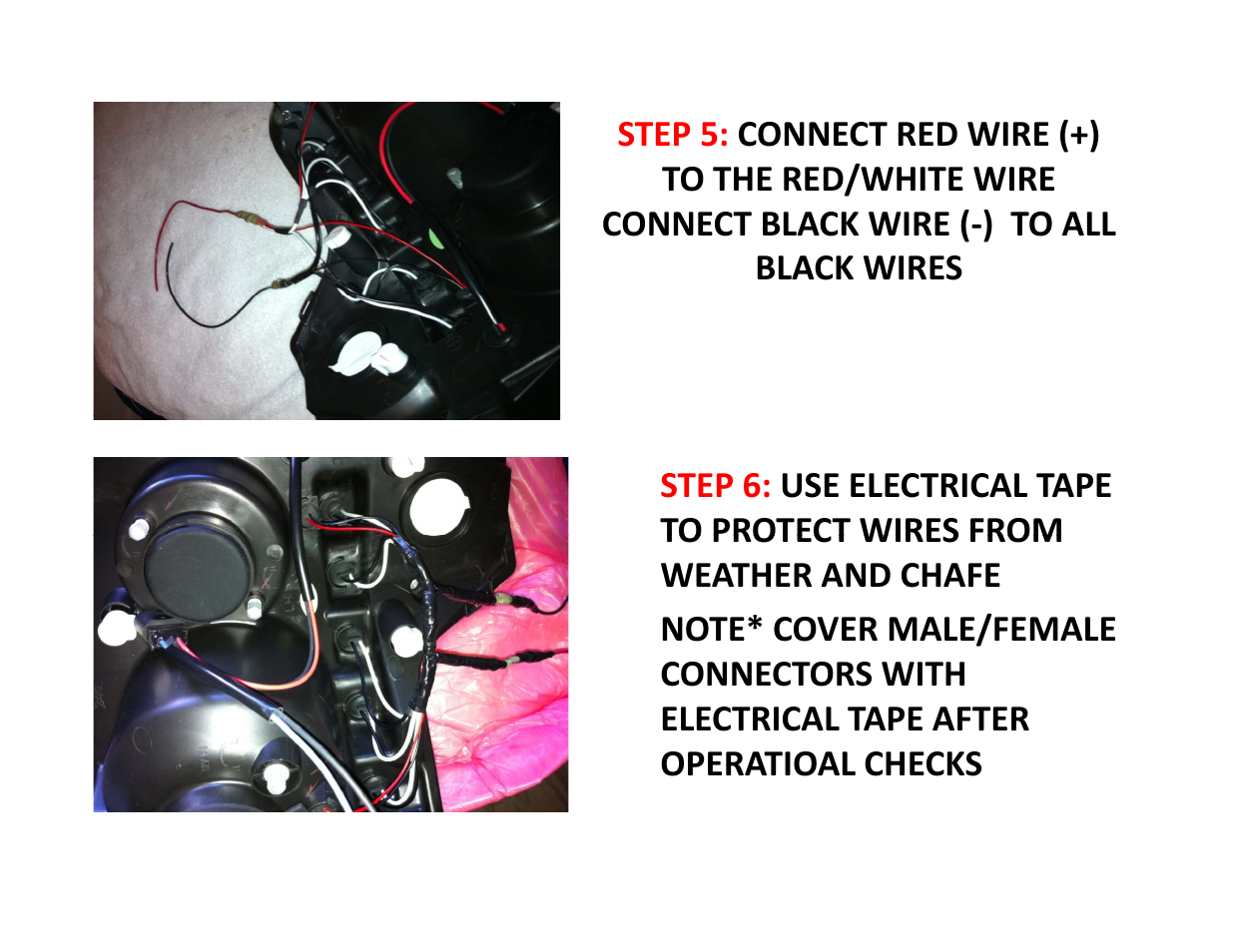 RECON Projector Headlight (2009‐2013 F150_Raptor) User Manual | Page 3 / 5