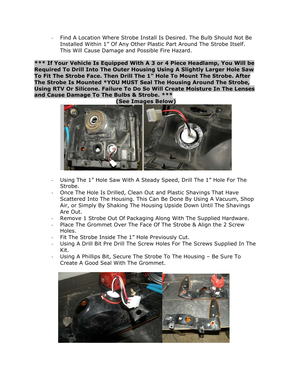 RECON 26419 Xenon Strobe Light Kit User Manual | Page 5 / 10