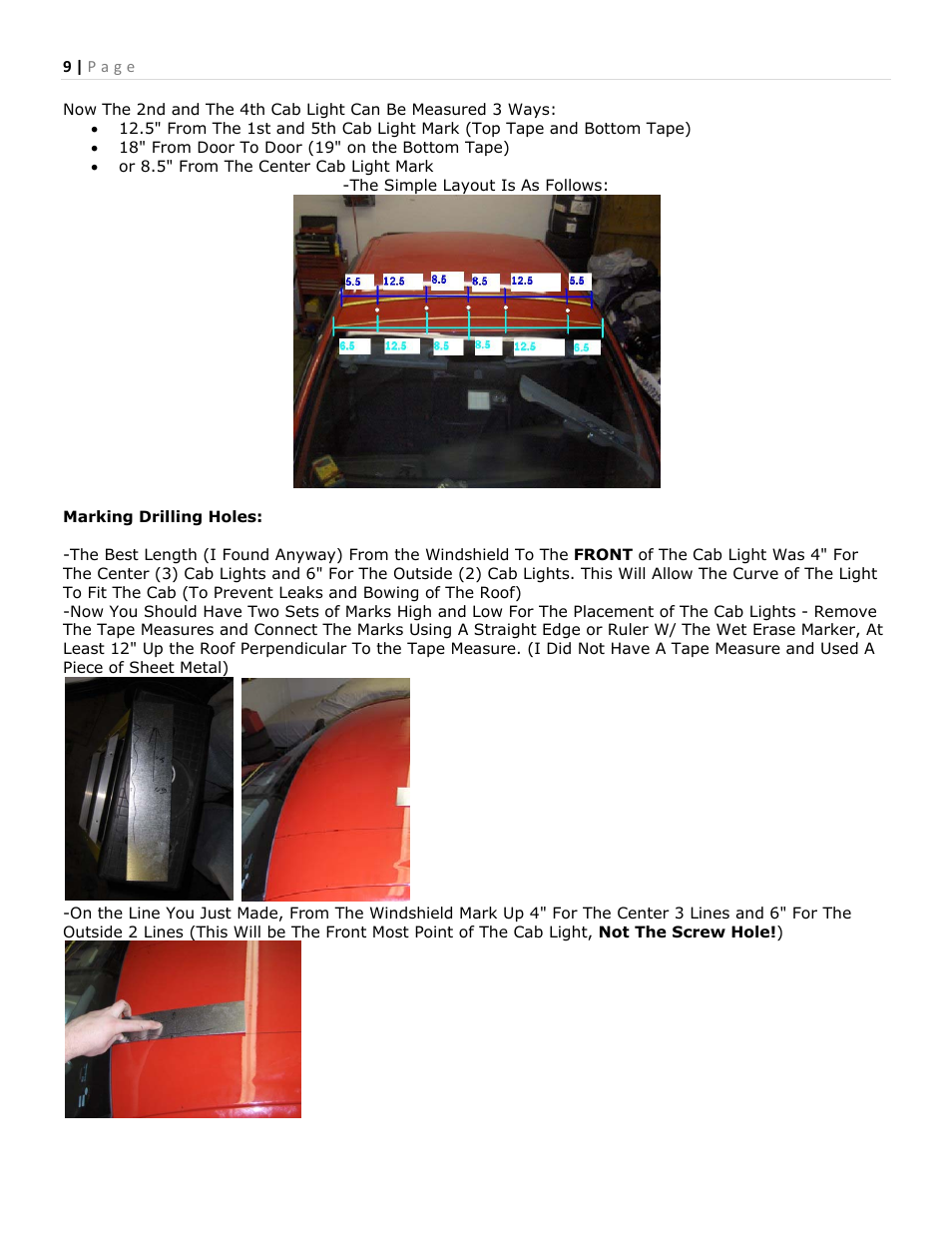 RECON 264146 RAM Cab Light (Dodge) User Manual | Page 9 / 16
