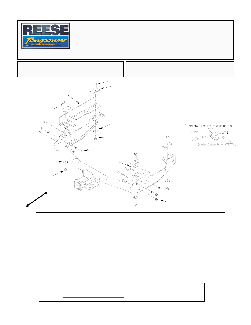 Reese 37069 MULTI-FIT RECEIVER User Manual | 31 pages