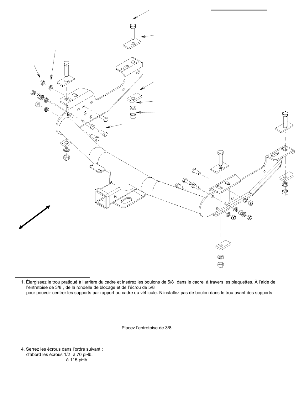 Outils requis | Reese 37034 MULTI-FIT RECEIVER User Manual | Page 13 / 28