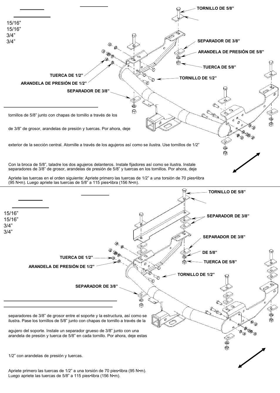 Equipo necesario | Reese 37034 MULTI-FIT RECEIVER User Manual | Page 18 / 28