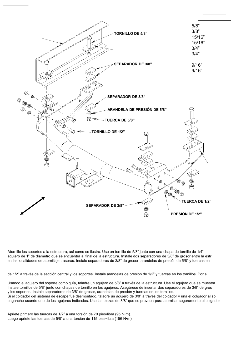 Equipo necesario | Reese 37034 MULTI-FIT RECEIVER User Manual | Page 23 / 28