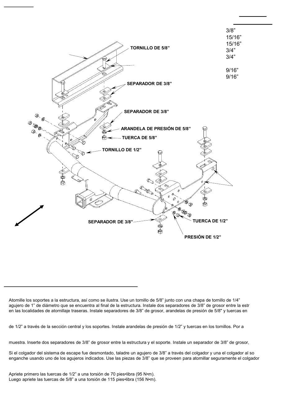 Equipo necesario | Reese 37034 MULTI-FIT RECEIVER User Manual | Page 24 / 28