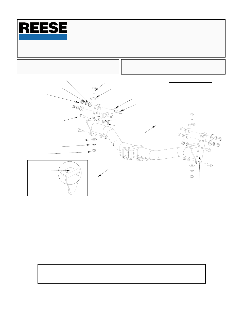 Reese 37051 MULTI-FIT RECEIVER User Manual | 13 pages