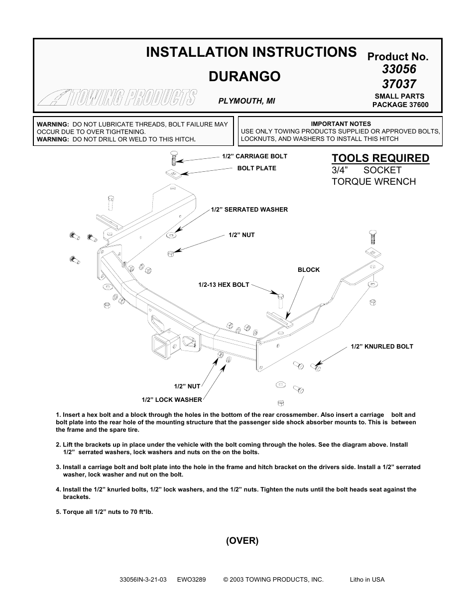 Reese 33056 PROFESSIONAL RECEIVER User Manual | 2 pages