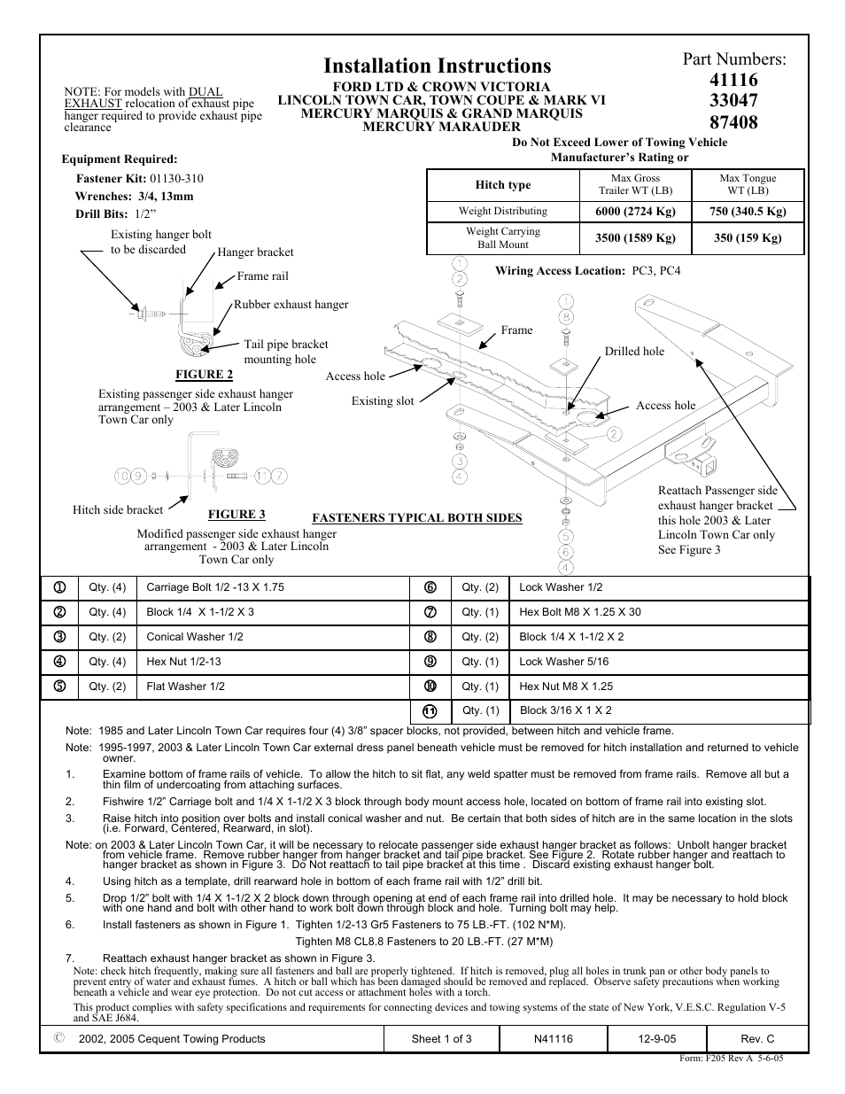 Reese 33047 PROFESSIONAL RECEIVER User Manual | 3 pages
