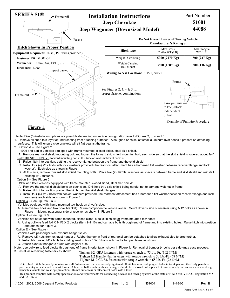 Reese 44088 PROFESSIONAL RECEIVER User Manual | 2 pages
