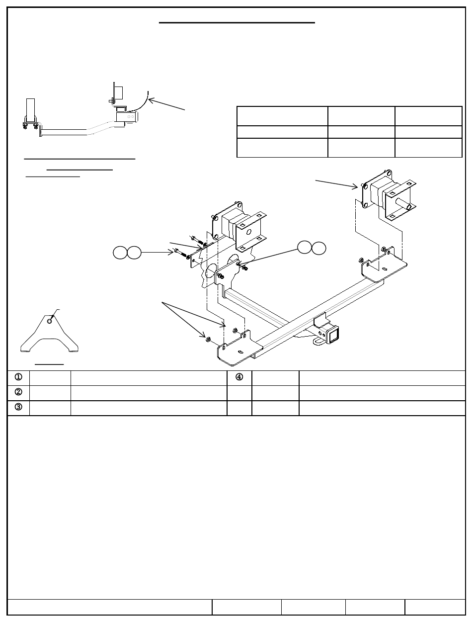 Slide number 3, Instrucciones de instalación, Mercedes-benz ml350 | Números de partes | Reese 44704 PROFESSIONAL RECEIVER User Manual | Page 3 / 3