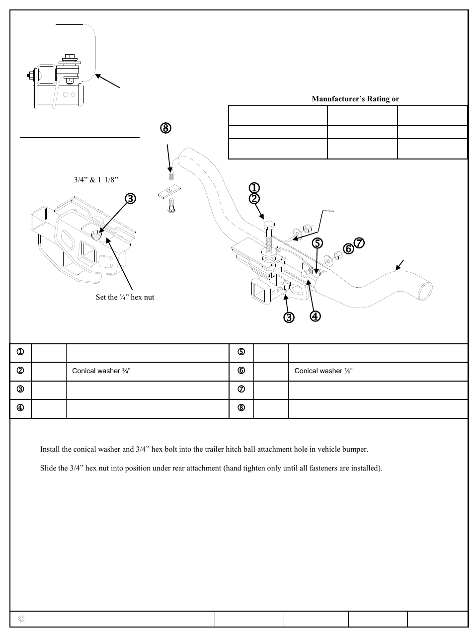Reese 44603 PROFESSIONAL RECEIVER User Manual | 3 pages