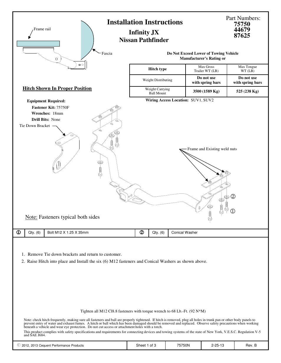 Reese 44679 PROFESSIONAL RECEIVER User Manual | 3 pages