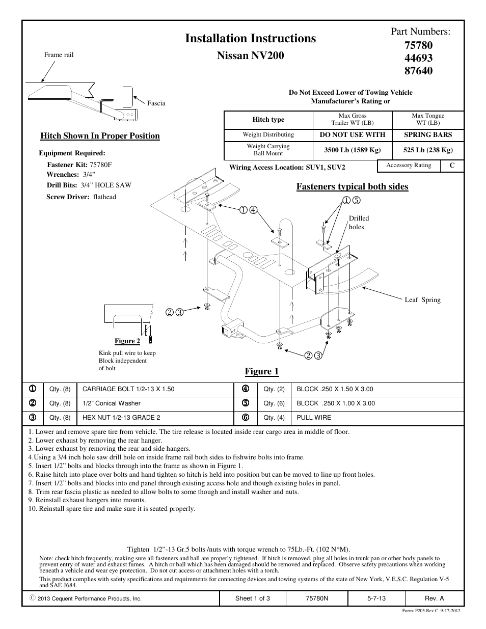 Reese 44693 PROFESSIONAL RECEIVER User Manual | 3 pages