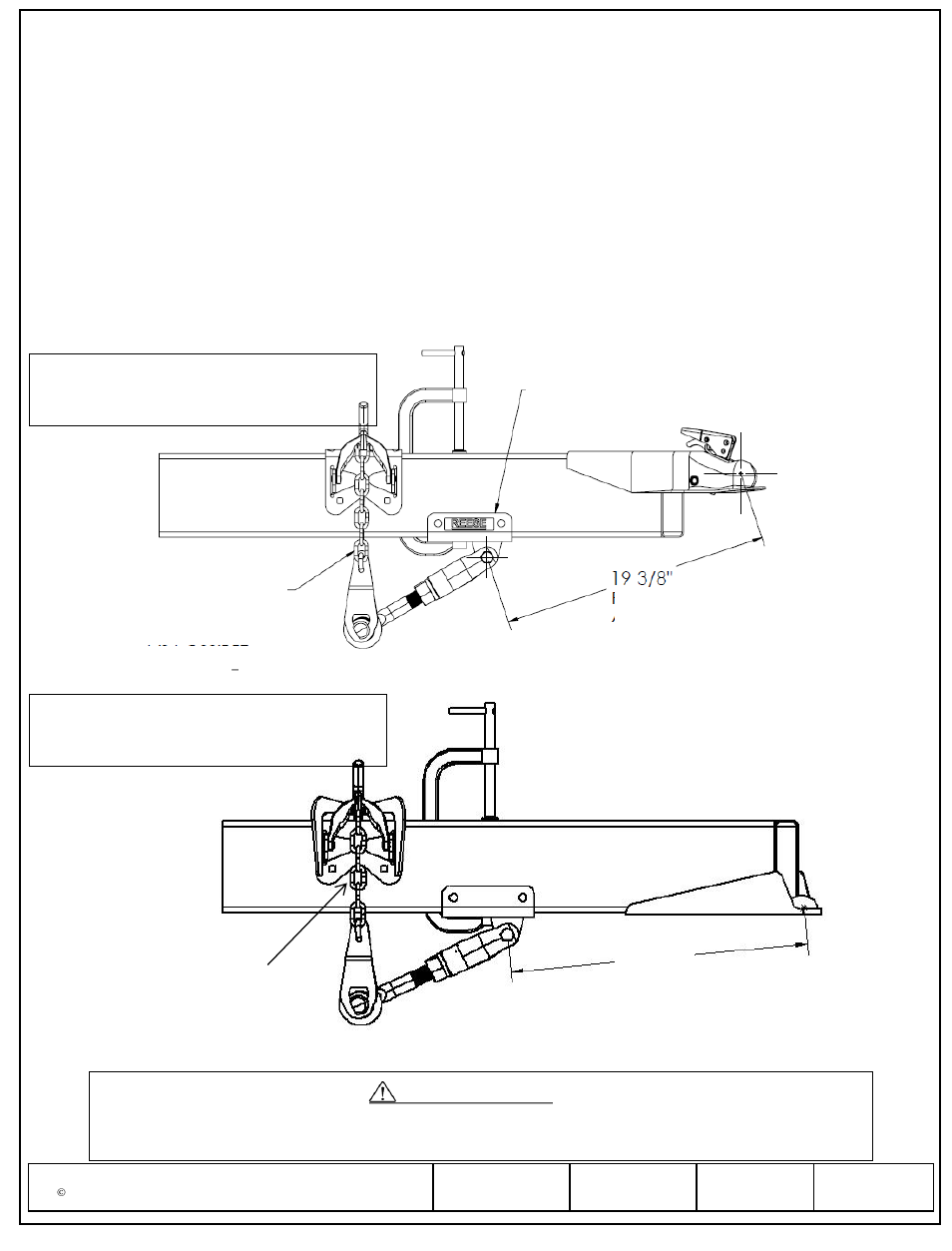 Instrucciones de instalación, Precaución | Reese 26002 DUAL CAM HP User Manual | Page 23 / 30