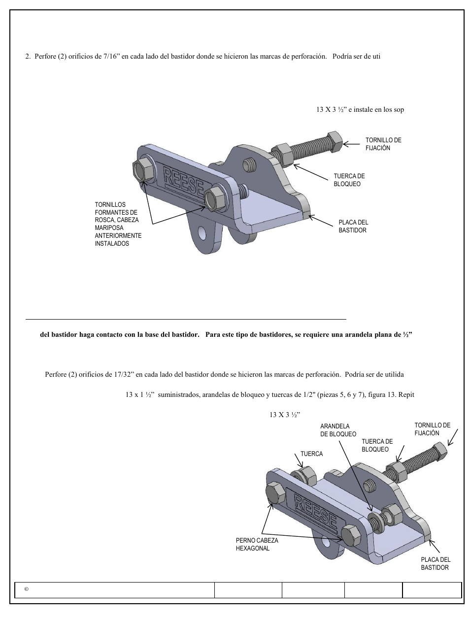 Instrucciones de instalación | Reese 26002 DUAL CAM HP User Manual | Page 27 / 30