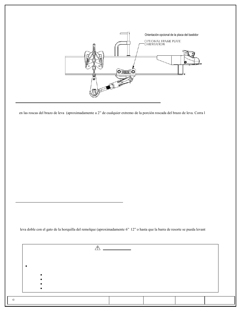 Instrucciones de instalación | Reese 26025 DUAL CAM HP User Manual | Page 21 / 25