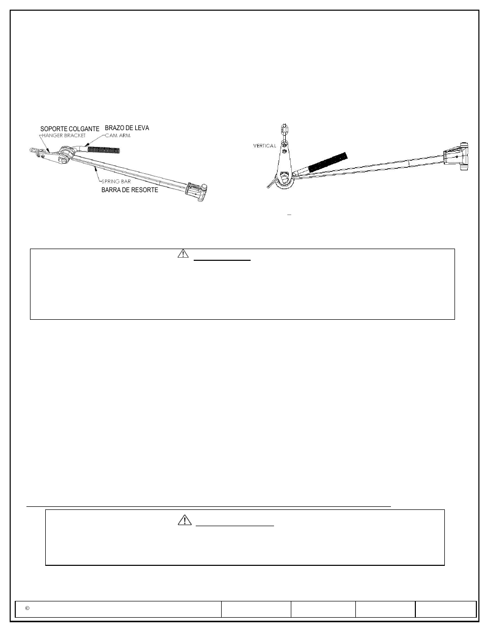 Instrucciones de instalación, Precaución | Reese 26025 DUAL CAM HP User Manual | Page 22 / 25