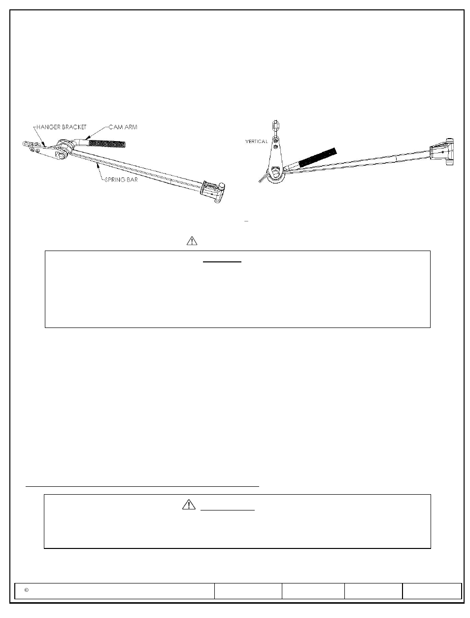 Installation instructions, Reese dual cam hp high-performance sway control, Caution | Reese 26025 DUAL CAM HP User Manual | Page 6 / 25