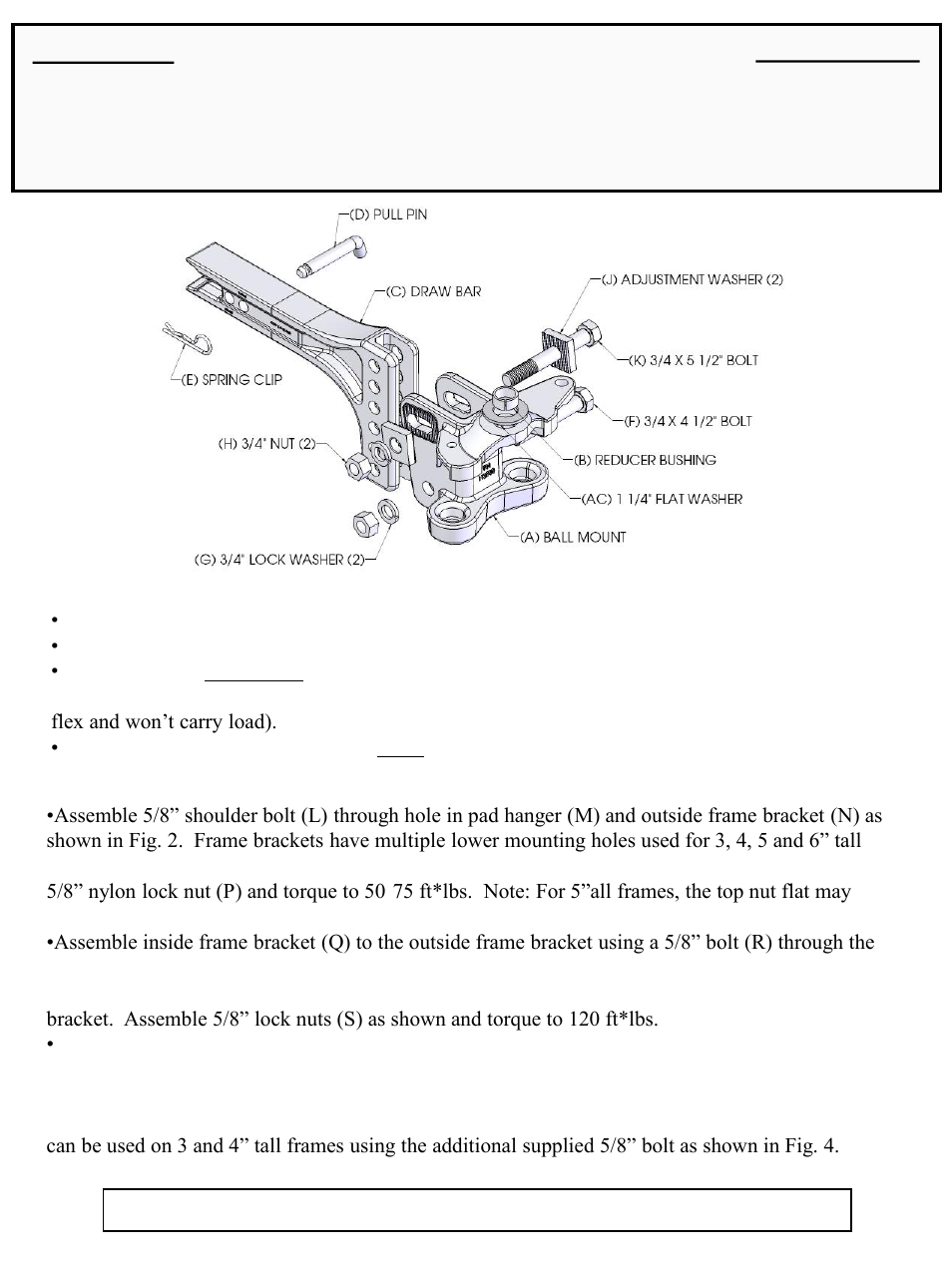 Reese 66151-66158 TRUNNION BAR W_SWAY CONTROL User Manual | 21 pages