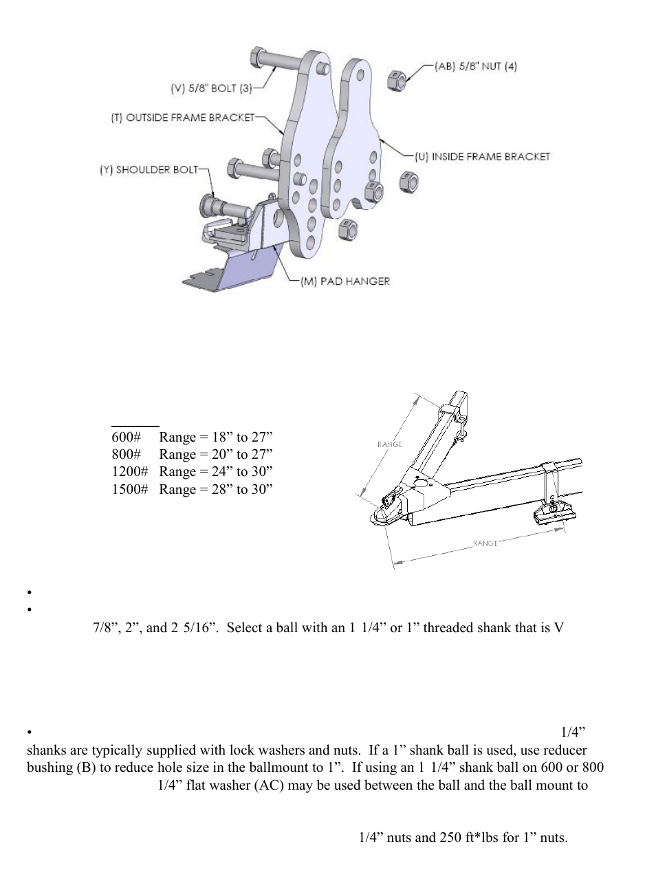 Reese 66151-66158 TRUNNION BAR W_SWAY CONTROL User Manual | Page 3 / 21