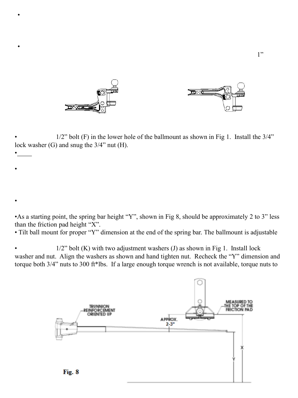 Reese 66151-66158 TRUNNION BAR W_SWAY CONTROL User Manual | Page 4 / 21