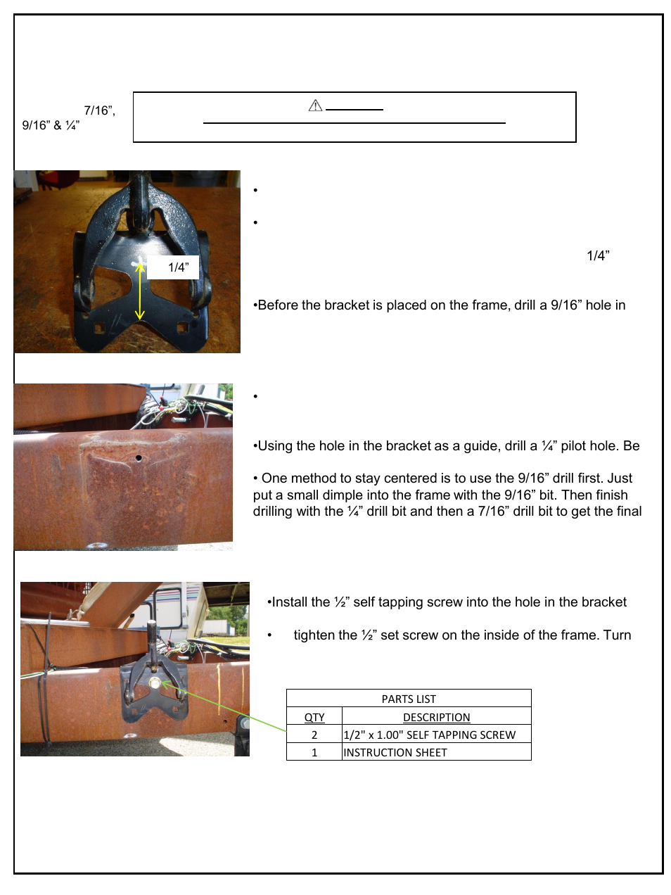 Reese 65509 ROUND BAR W_HITCH BAR User Manual | Page 3 / 4