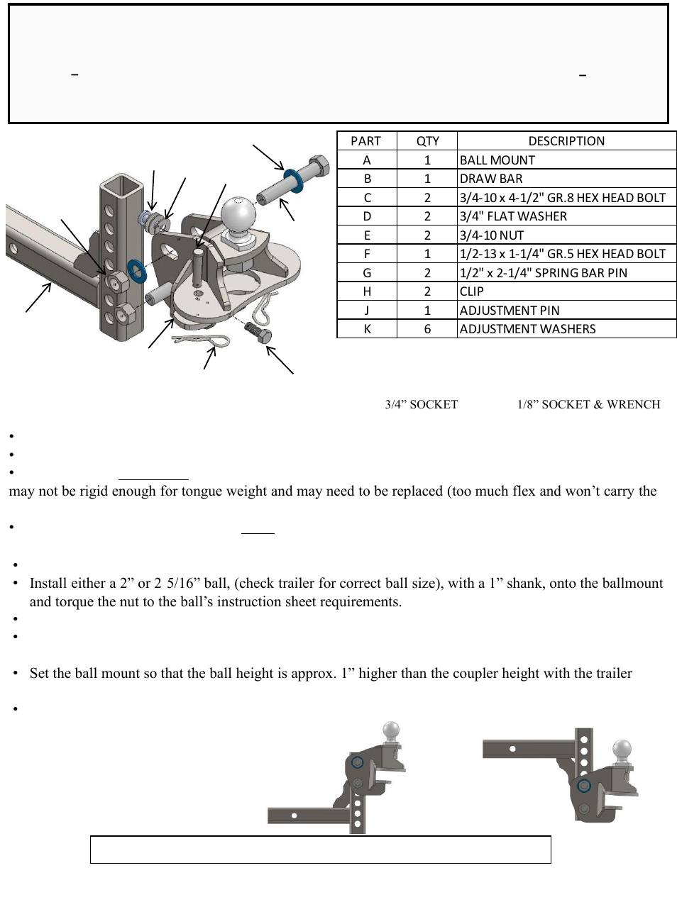 Reese 66558 LIGHT WEIGHT WD KIT User Manual | 24 pages