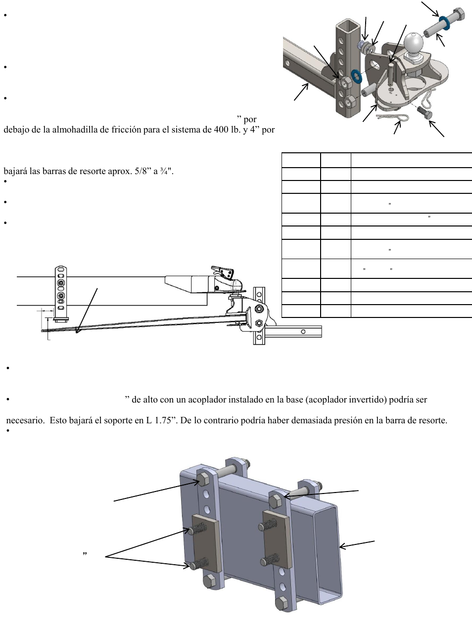 Fig. 5, Nota, Ajuste de montaje esférico | Reese 66558 LIGHT WEIGHT WD KIT User Manual | Page 21 / 24