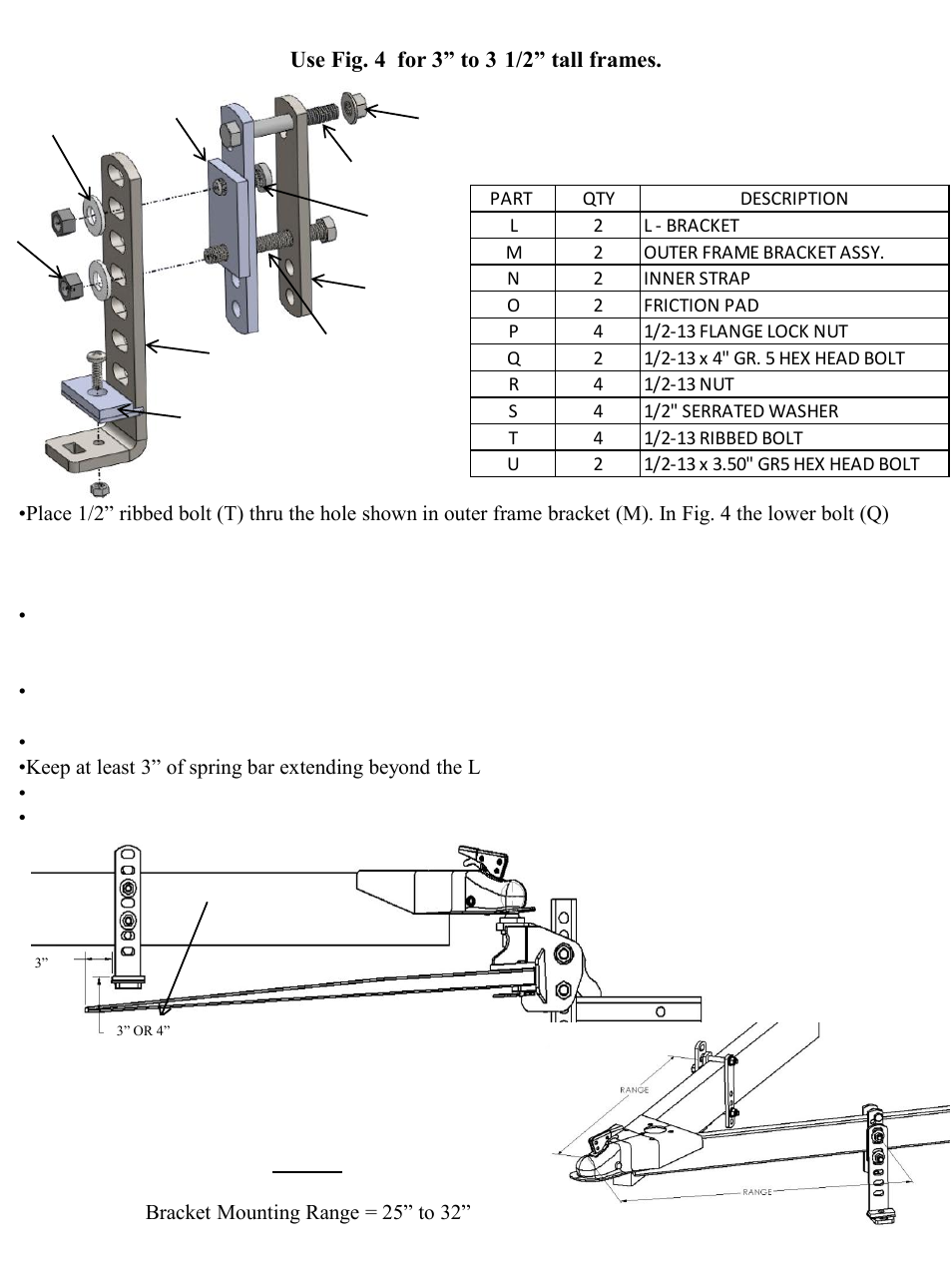 Reese 66558 LIGHT WEIGHT WD KIT User Manual | Page 3 / 24