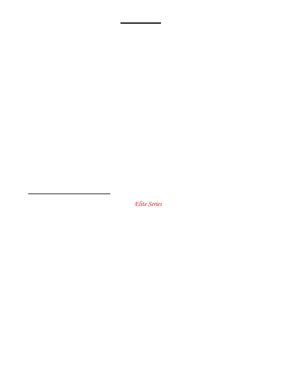 Elite series | Reese 30144 18K ELITE SERIES User Manual | Page 17 / 17