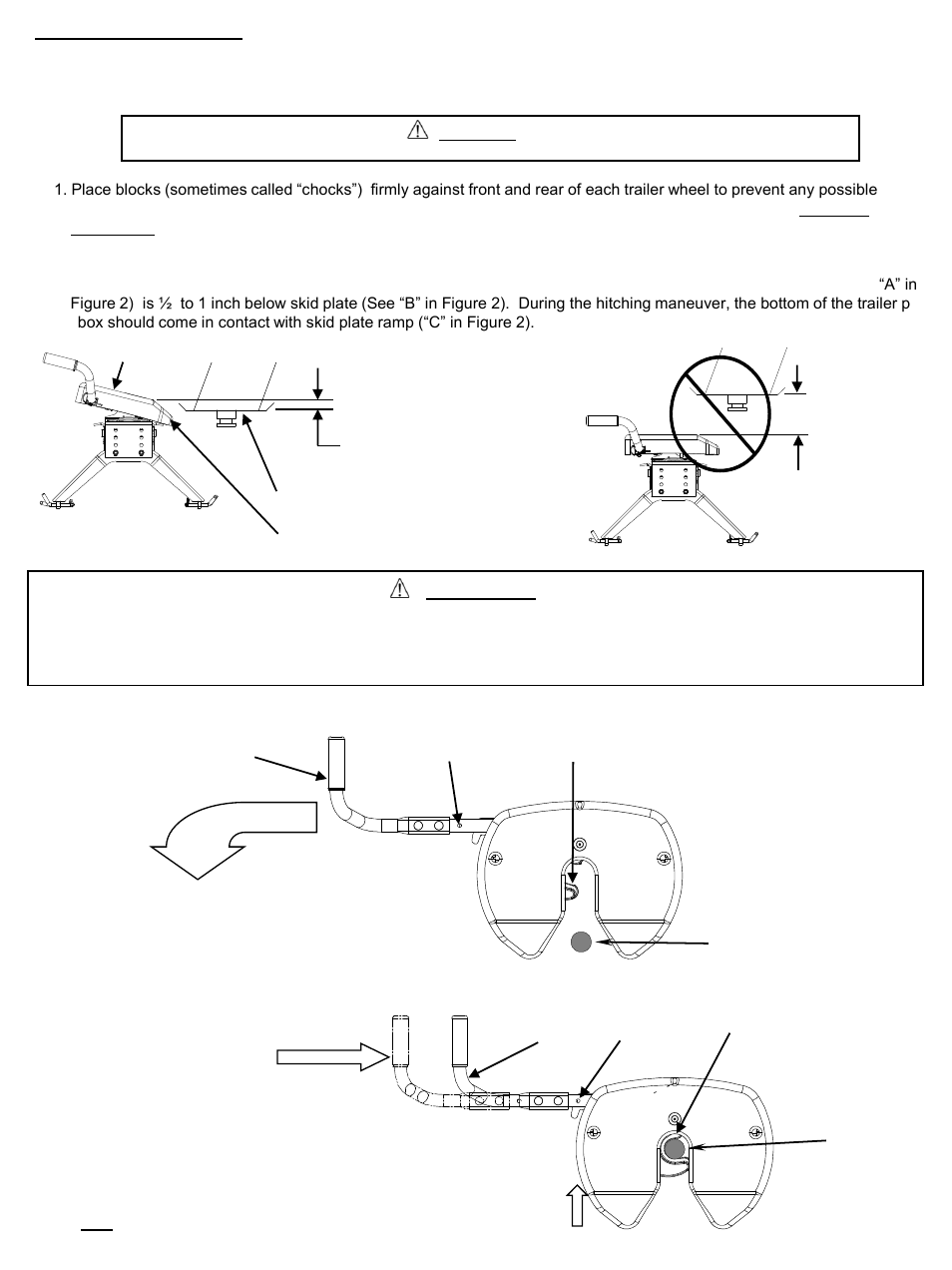 Warning | Reese 30081 SELECT SERIES 20K FIFTH WHEEL User Manual | Page 5 / 16